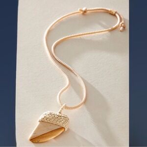 Free People Eleanor Pendant Necklace Picture Jasper semi precious stone new NWT